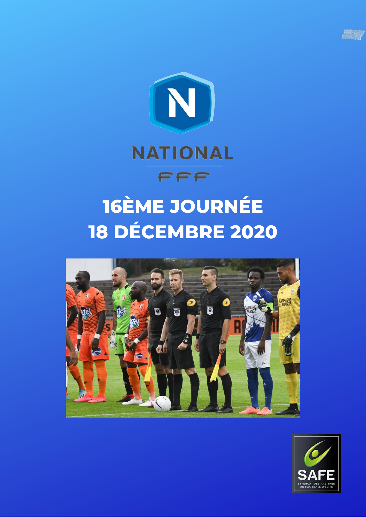 Désignations 16ème journée de National